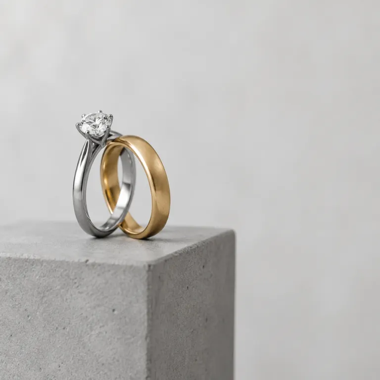 How to Pair Your Engagement Ring and Wedding Band Without a Matching Set