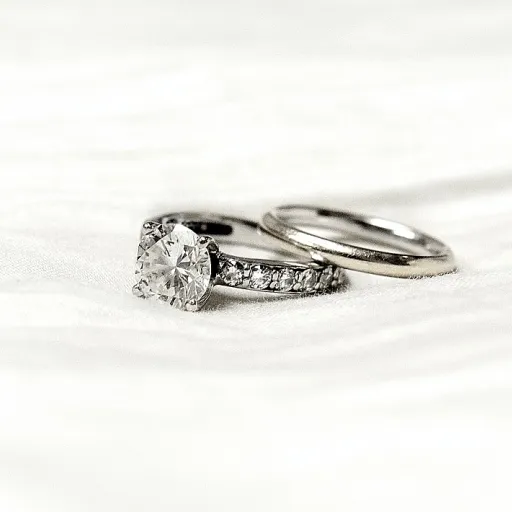 Choosing between deep black metals and black onyx gemstones for wedding rings
